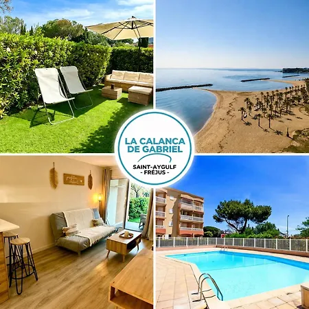 - La Calanca De Gabriel - Jardin Prive, A 100m, Piscine, Climatisation, Parking, A Saint-aygulf- A Pied